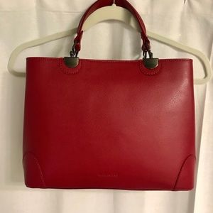 Divina Firenze Genuine Leather Red Purse